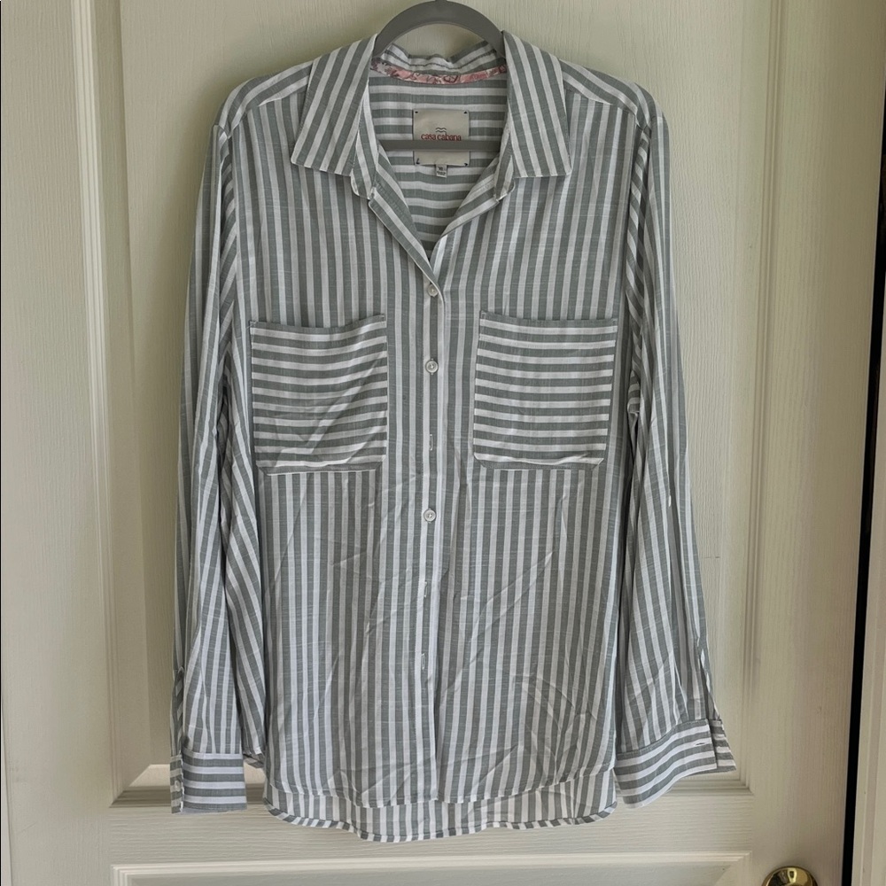 Green Striped women’s Shirt